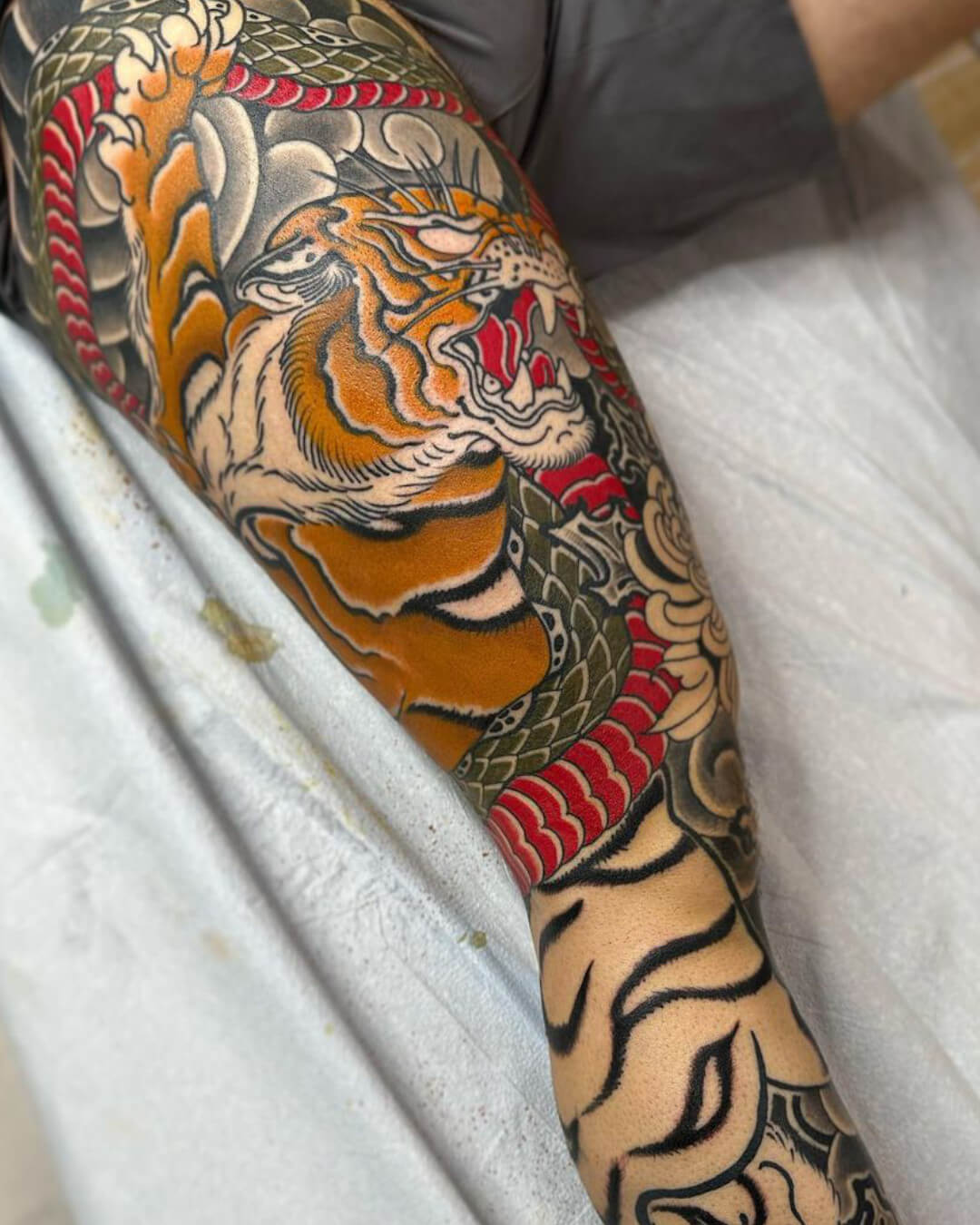 tatuaggio tigre giapponese