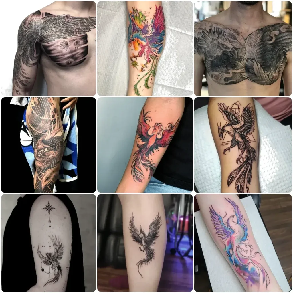 9 idee tatuaggio fenice