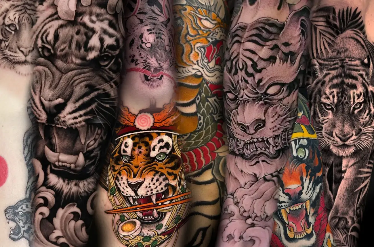 Tatuaggi di tigri: un’arte potente e simbolica