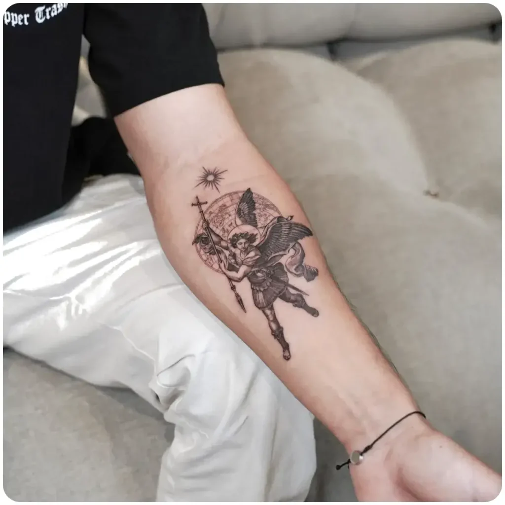 tatuaggio arcangelo gabriele