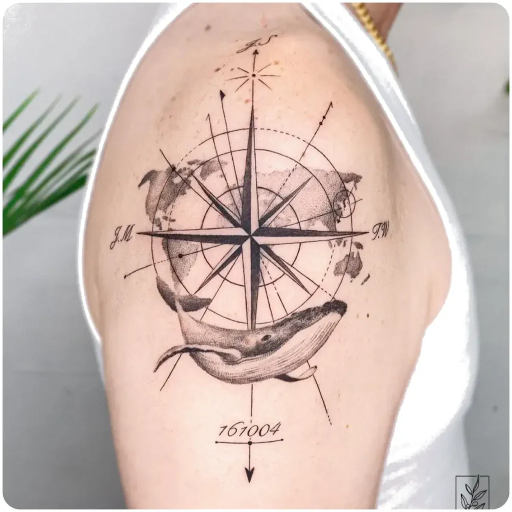 Significato Tatuaggio Bussola 97 Idee A Cui Ispirarsi 2023 