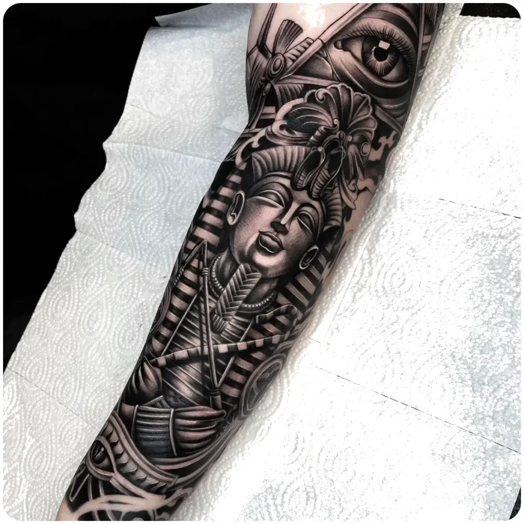 tatuaggio sfinge egitto